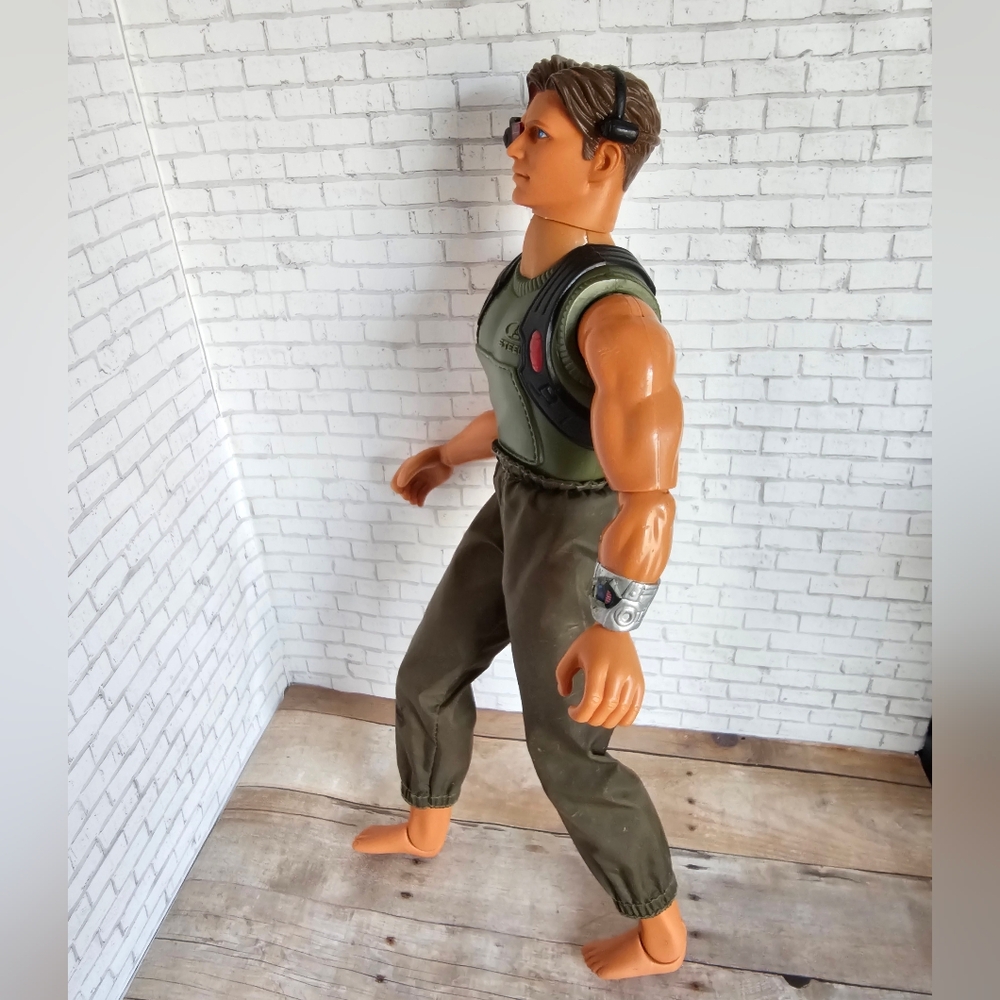 Mattel Max Steel N Tek Ranger 12 Inch Action Figure 2001 Vintage Poseable - Picture 3 of 5